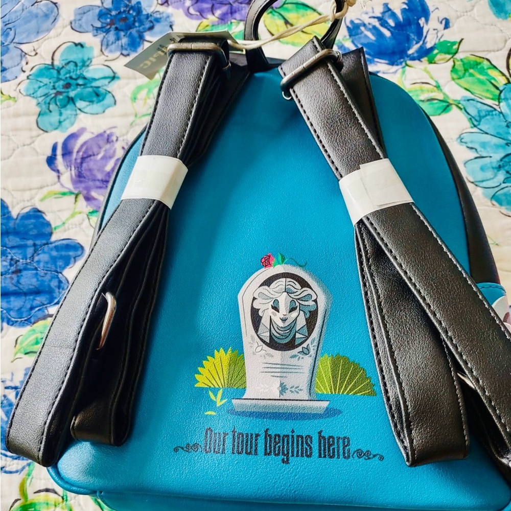 Loungefly Disney Haunted Mansion Ride Mini Backpack NWT - Picture 3 of 9